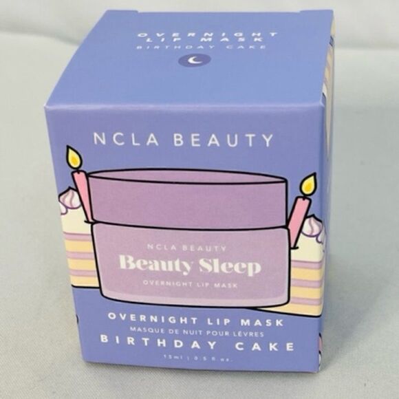 NCLA Birthday Cake Beauty Sleep Lip Mask NIB 15ml/.5oz New - Picture 1 of 3
